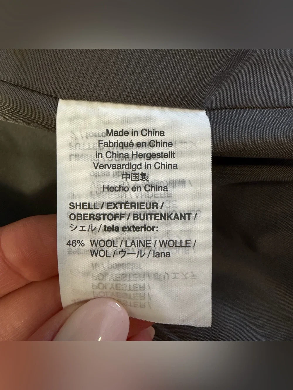 J. Crew Mercantile, Gray Wool Blend‎ Standing Collar Coat - | Women’s 00